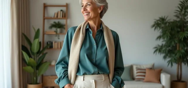 Sublimer son style après 60 ans : bien choisir ses couleurs et tissus vestimentaires